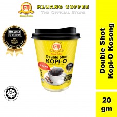 Kluang Coffee Cap Televisyen Double Shot Kopi-O Kosong To-Go Cup